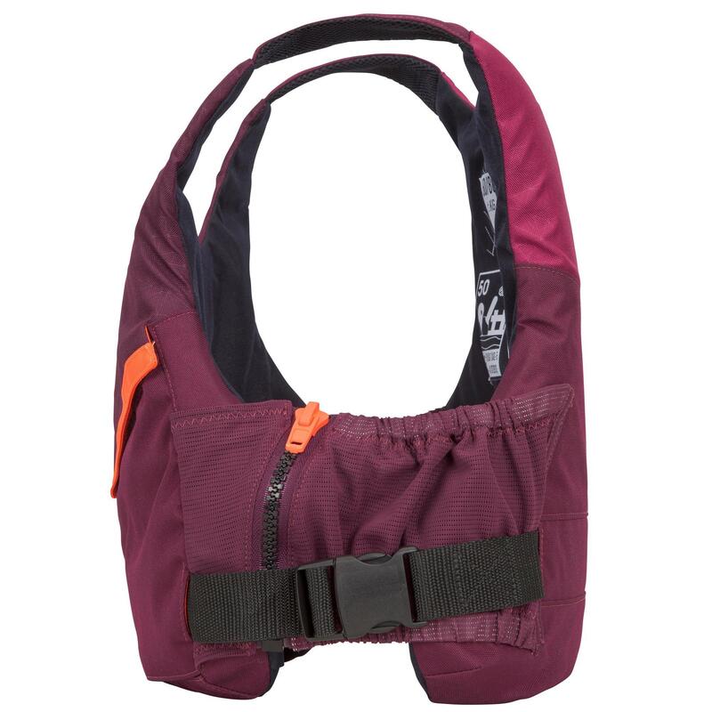 Dinghy sailing buoyancy aid vest 500 BA 50 newtons - orange TRIBORD ...