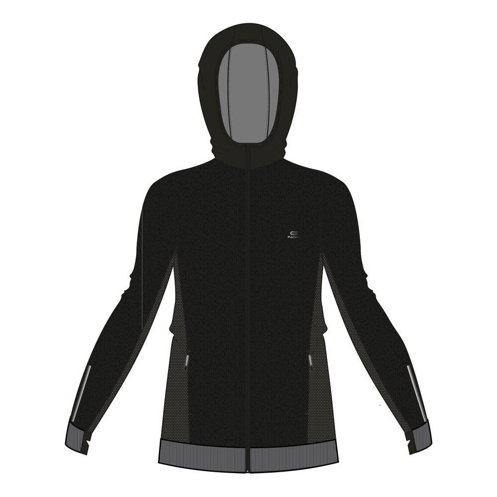 Laufjacke Damen BY NIGHT schwarz