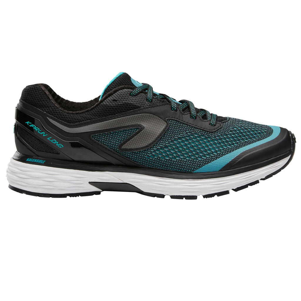 KIPRUN LONG 2 MEN'S RUNNING SHOES BLACK - YELLOW