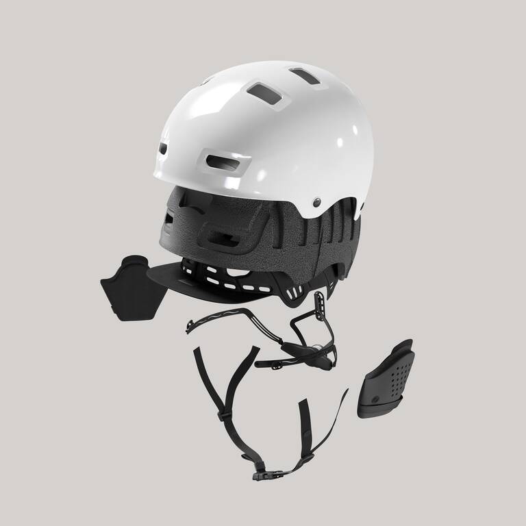 500 City Cycling Bowl Helmet - White