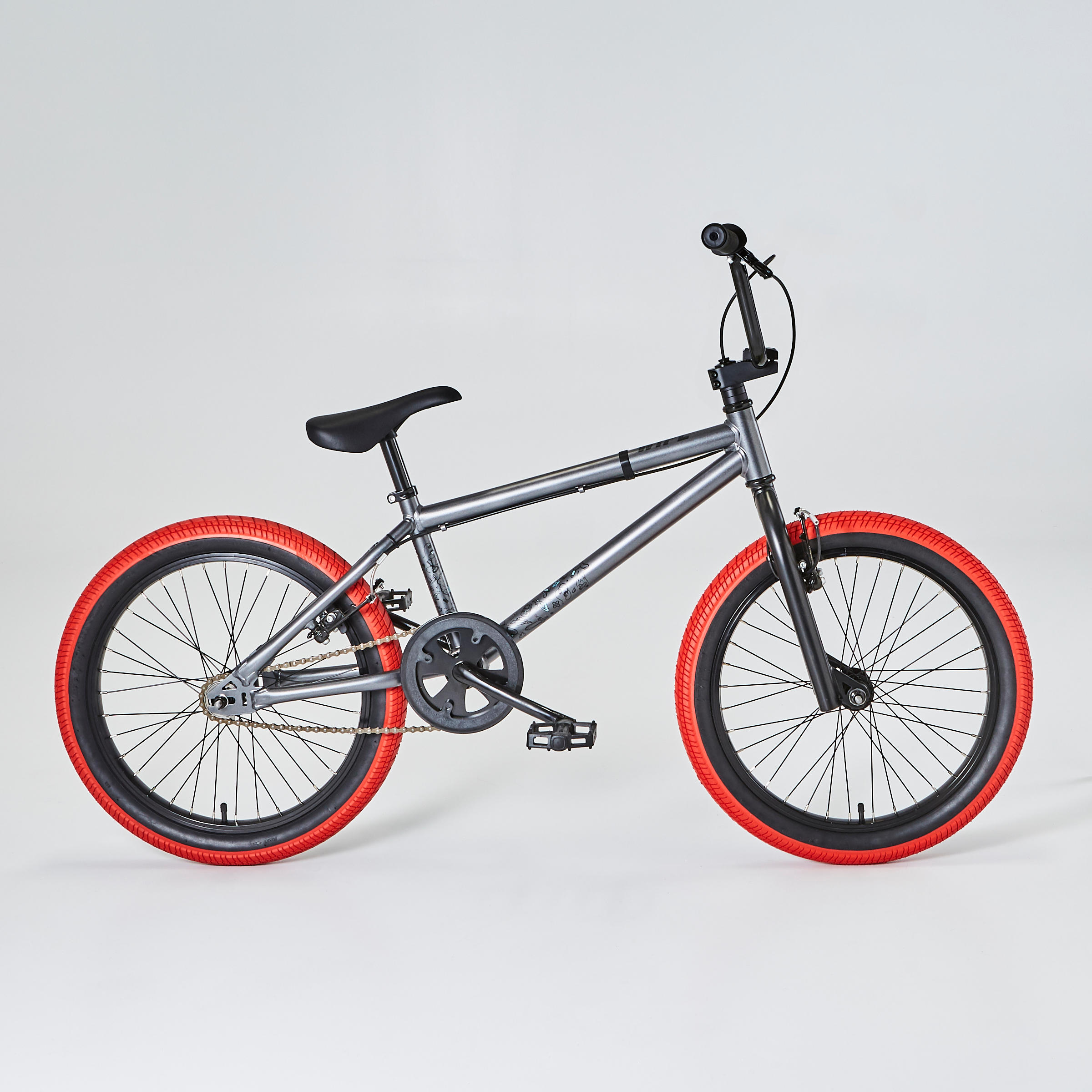 Street BMX Bike Tyre 20x2.10 - Red 5/5