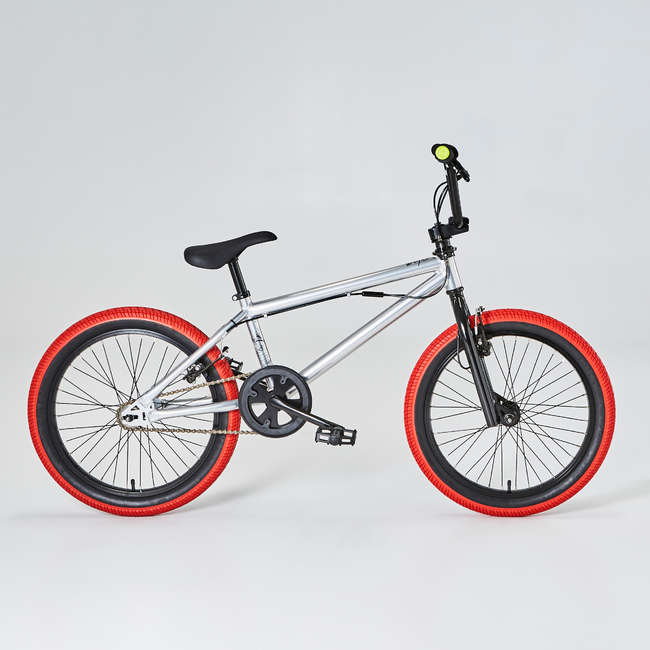 bicicletta btwin rossa