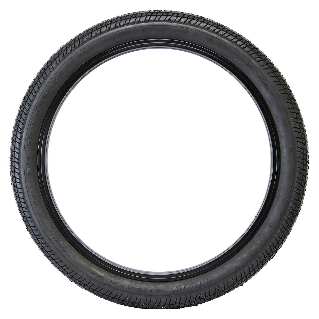 Street BMX Bike Tyre (Black) - 20x2.108553195