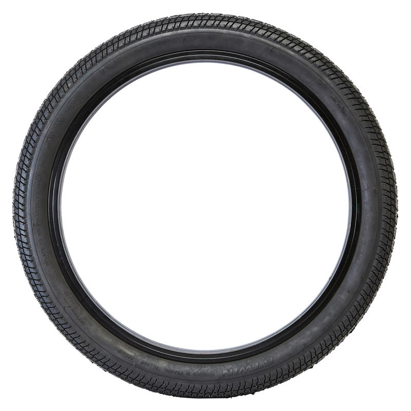 Lot De 2 Pneus Fincci 20'' Pliables – Avec Chambres à Air Schrader 20'', Pour BMX/VTT/route (53-406, 30 TPI)