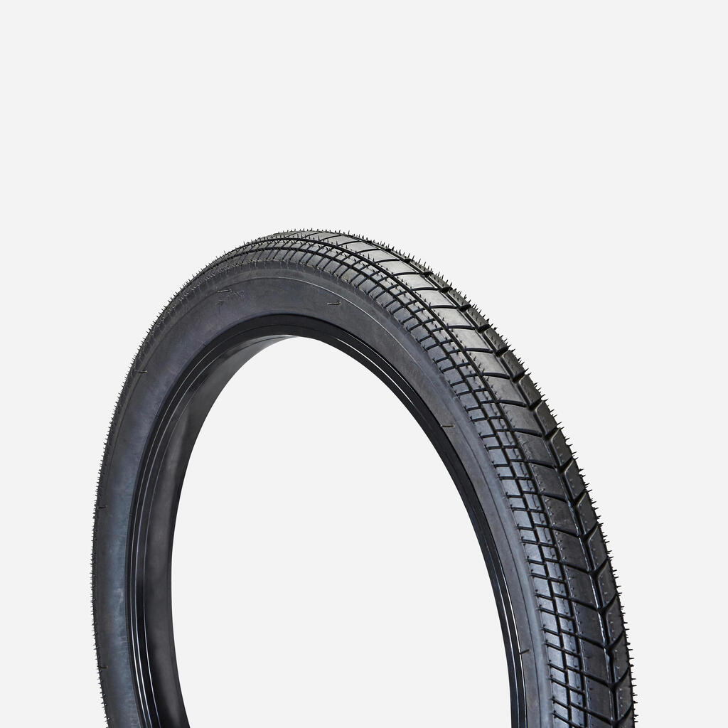 Street BMX Bike Tyre (Black) - 20x2.108553195