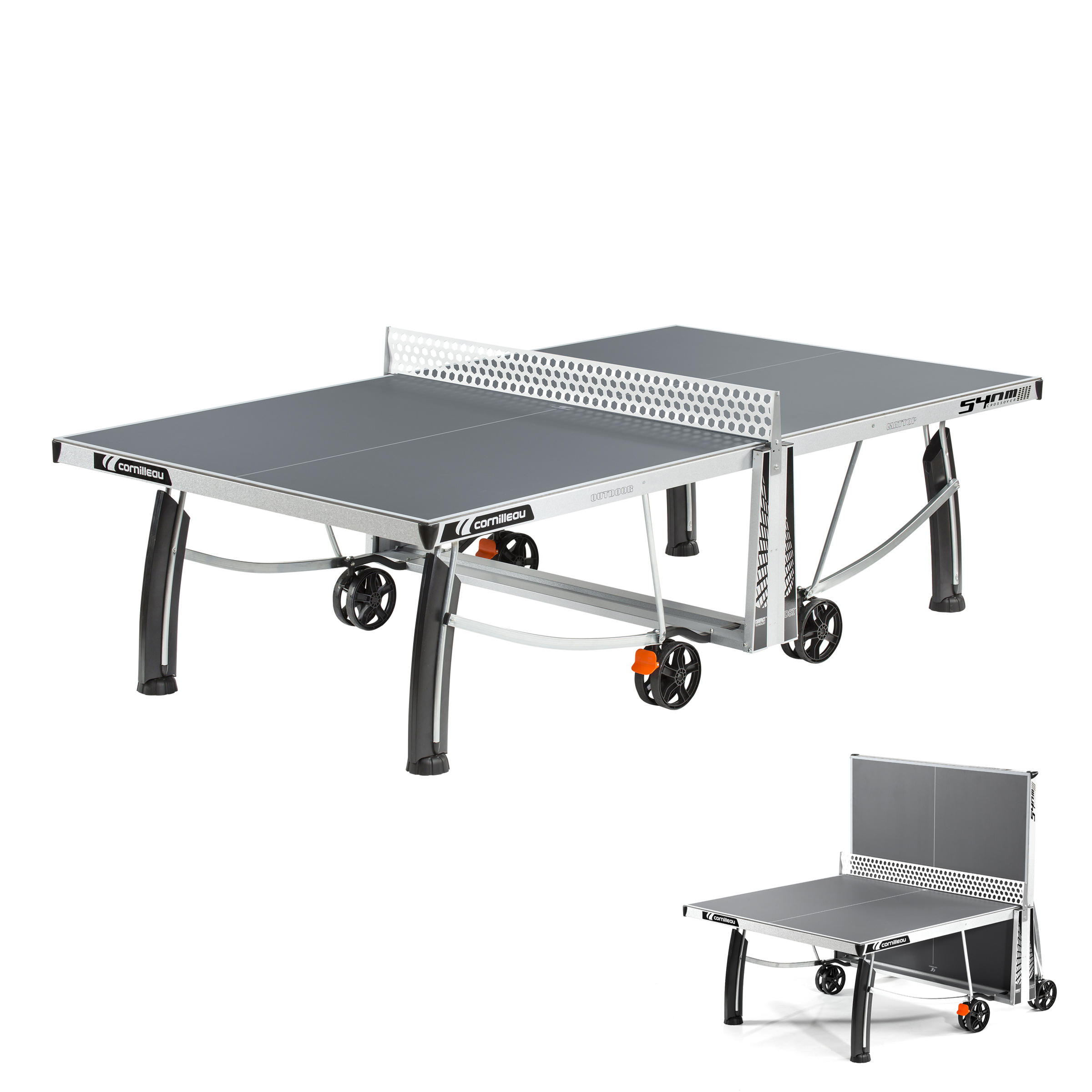 Tavolo ping pong 540 PRO outdoor grigio CORNILLEAU DECATHLON