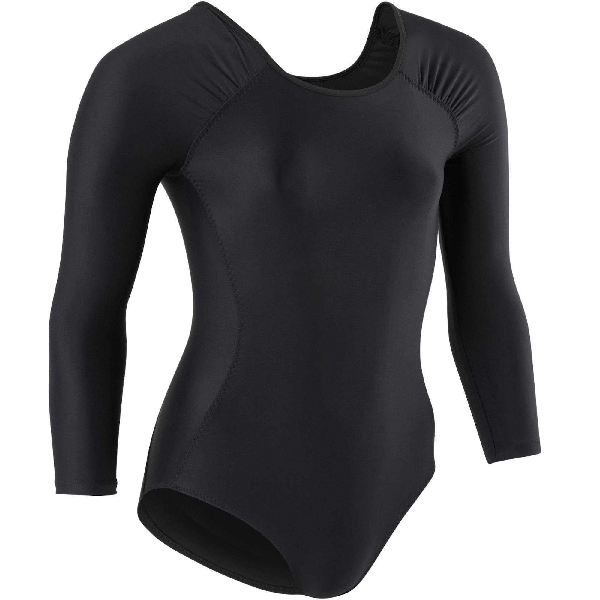 Maillot Ballet manga larga Ni a Starever negro Decathlon