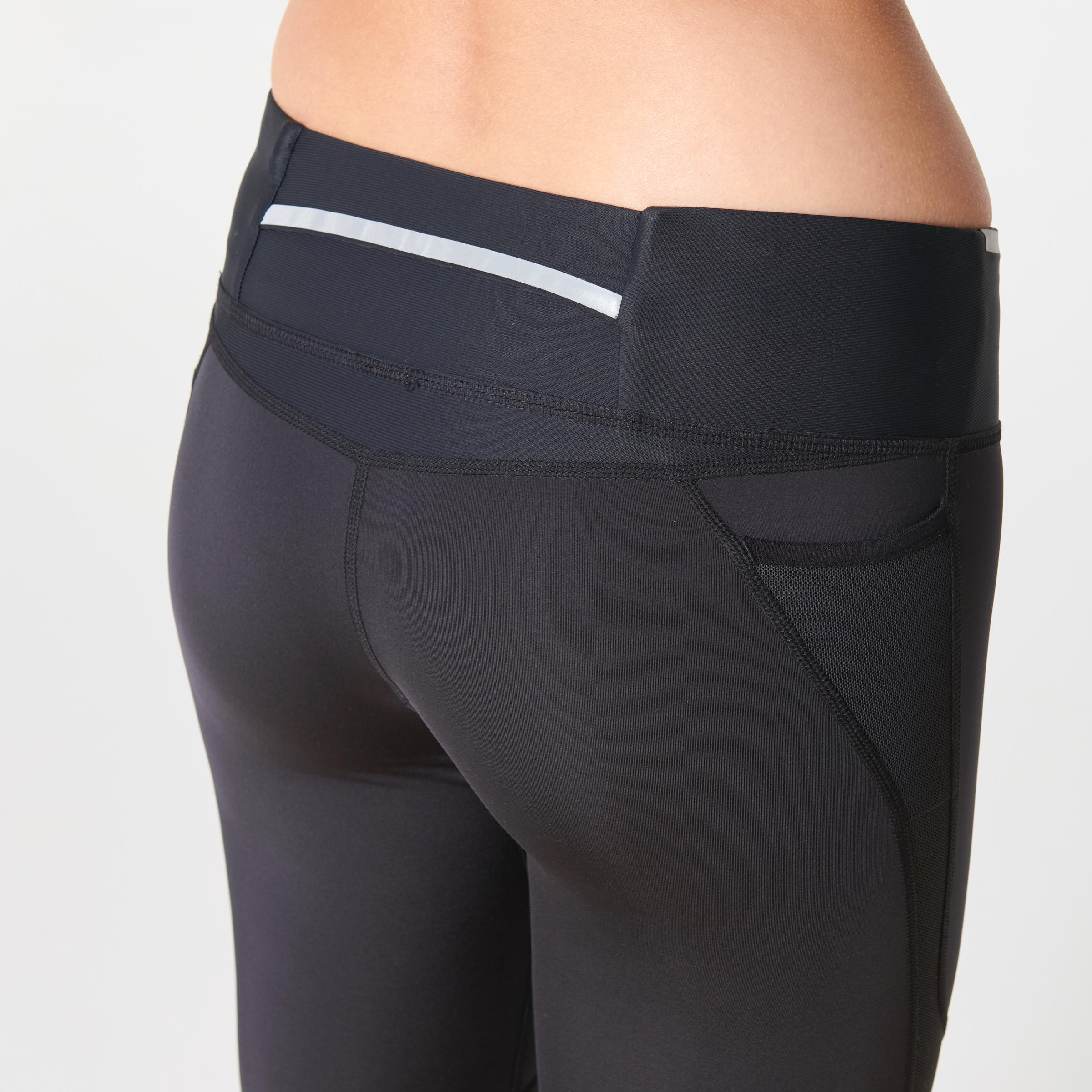 KIPRUN SUPPORT W CROPPED BOTTOMS - BLACK 9/13