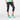 KIPRUN SUPPORT W CROPPED BOTTOMS - BLACK