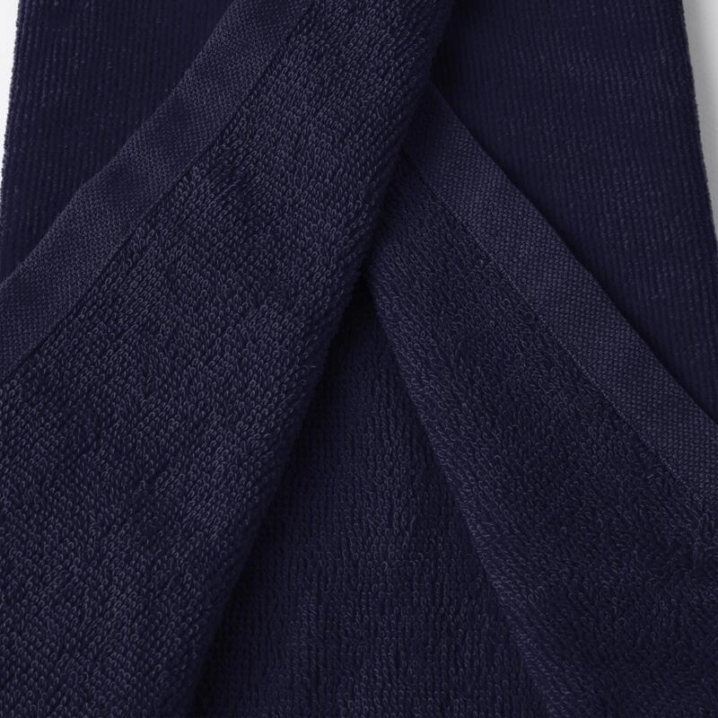 Driedubbel gevouwen handdoek voor golf blauw