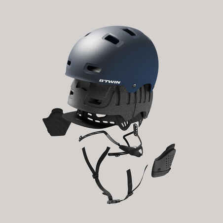 500 Urban Cycling Bowl Helmet - Dark Blue