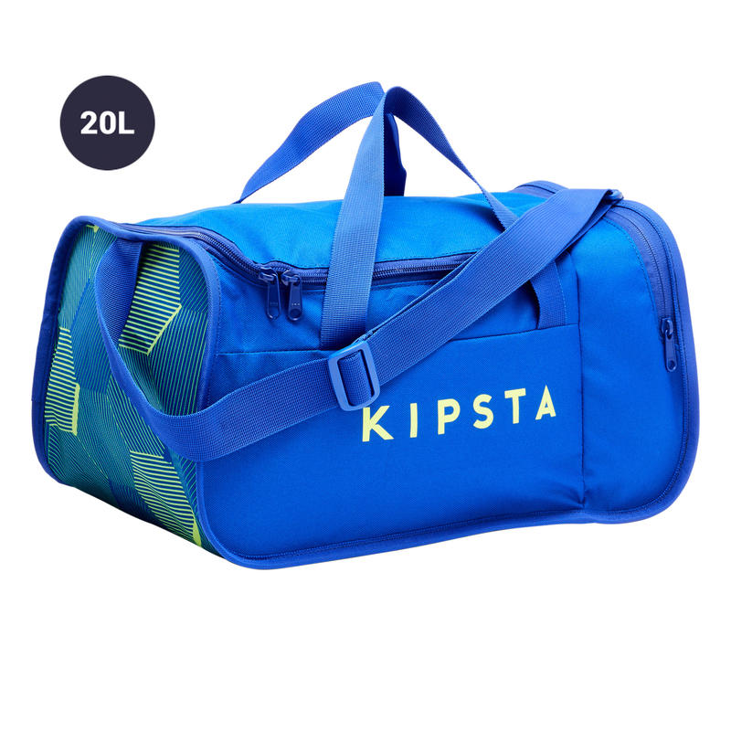 Maleta deportiva Kipocket 20 l azul y amarilla Maleta deportiva Kipocket 20 l azul y amarilla