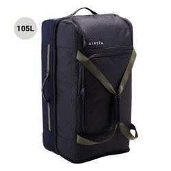 Sac à roulettes trolley Classic 105 litres bleu et vert