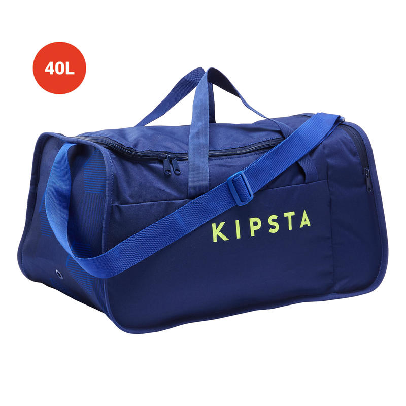Maleta deportiva Kipocket 40 litros azul y amarillo Maleta deportiva Kipocket 40 litros azul y amarillo