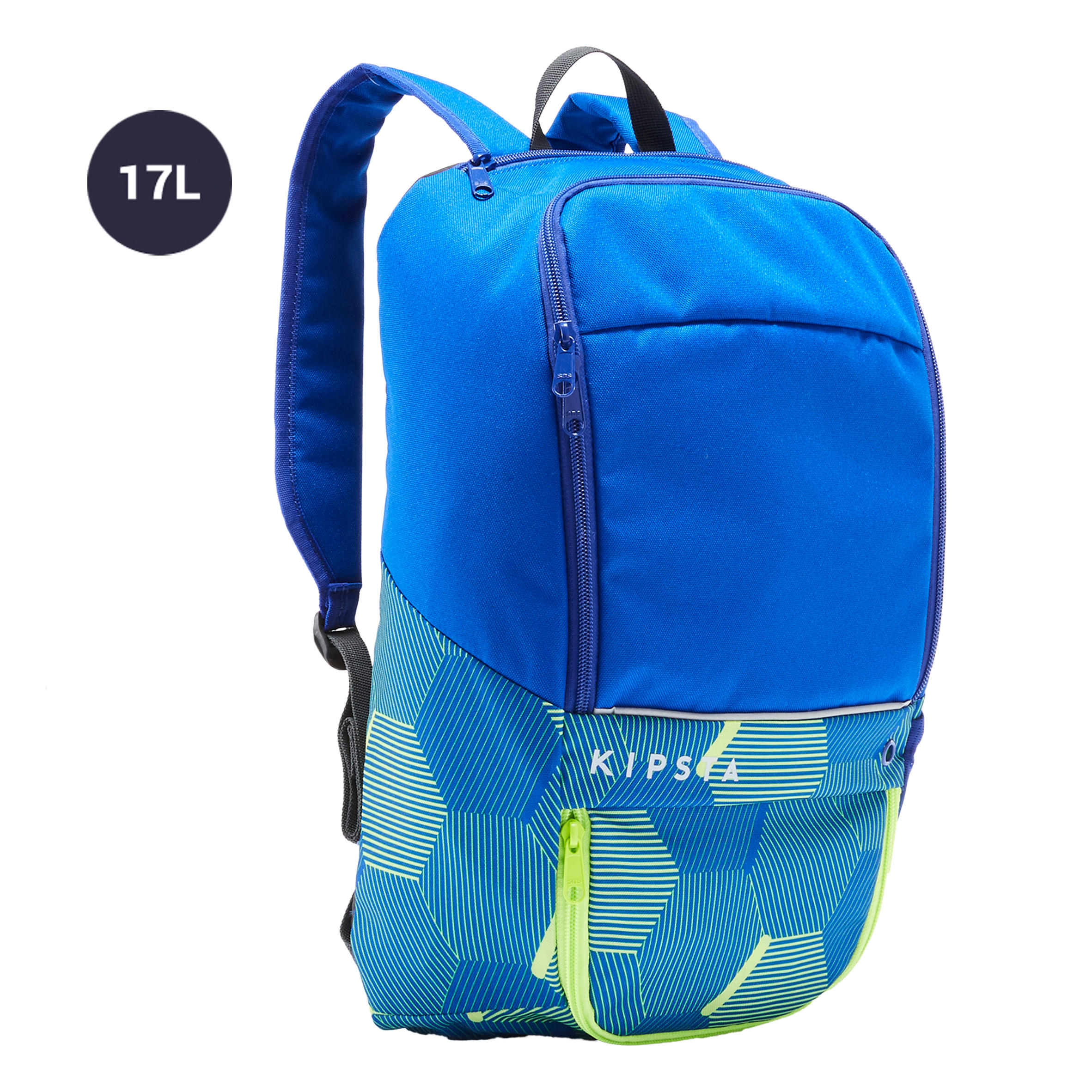 KIPSTA 17L Backpack Essential - Blue / Yellow