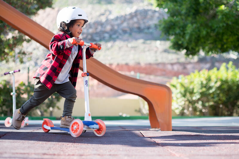 Patinete Scooter Niños B1 500 Azul Naranja