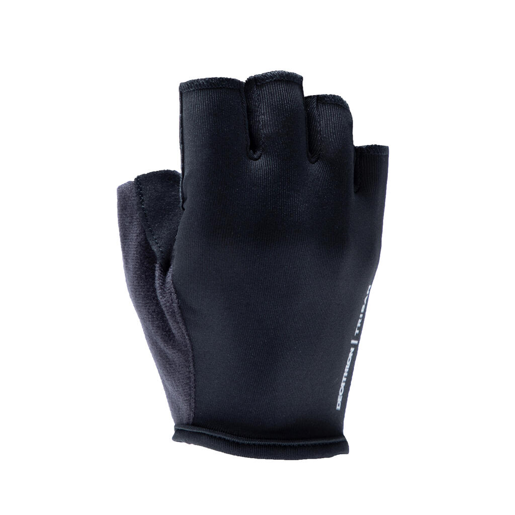 GUANTES PARA BICICLETA RUTA 100 NEGRO