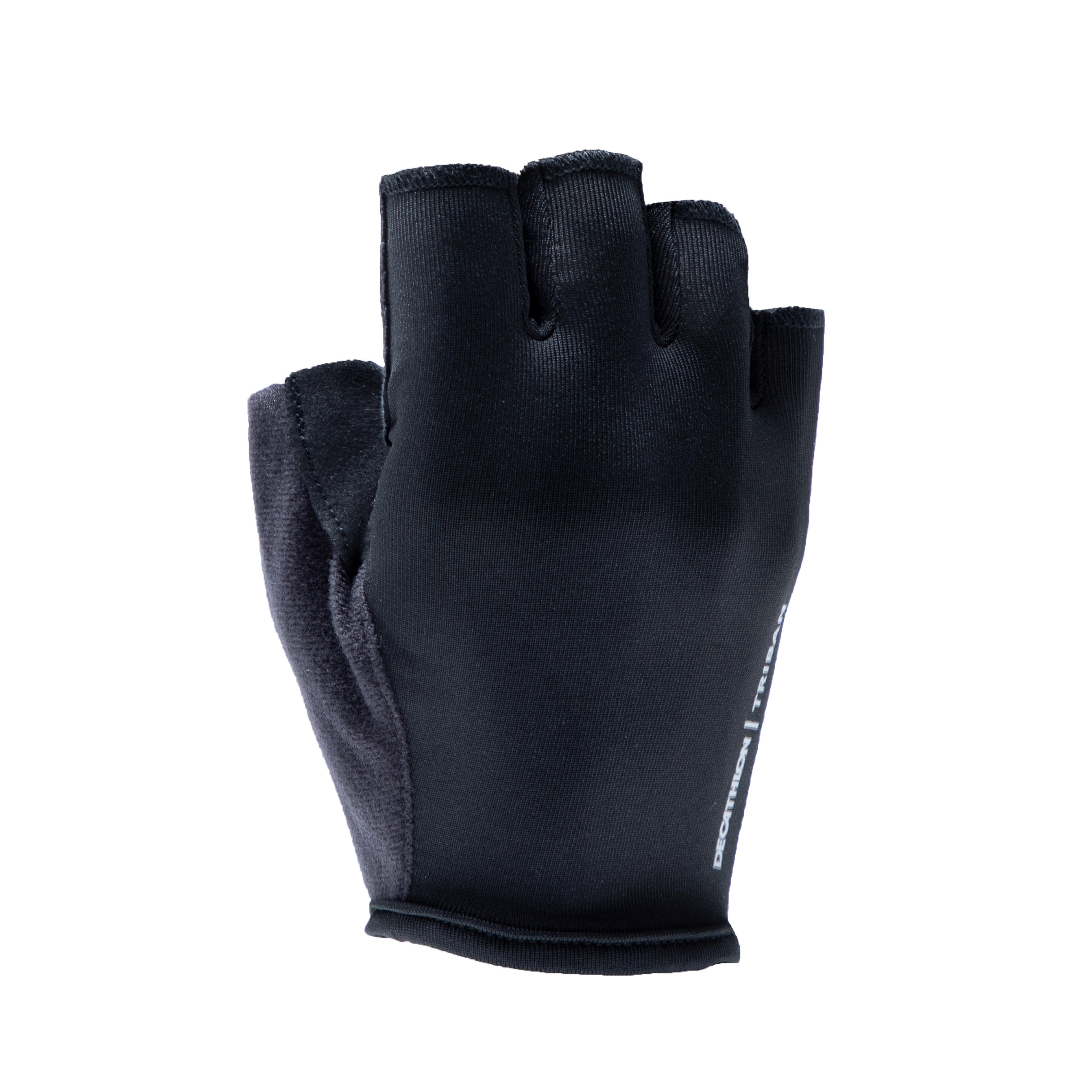 Road Biking Touring Gloves - 100 Black - TRIBAN