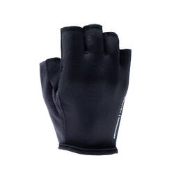 100 Road Cycling Touring Gloves - Hitam