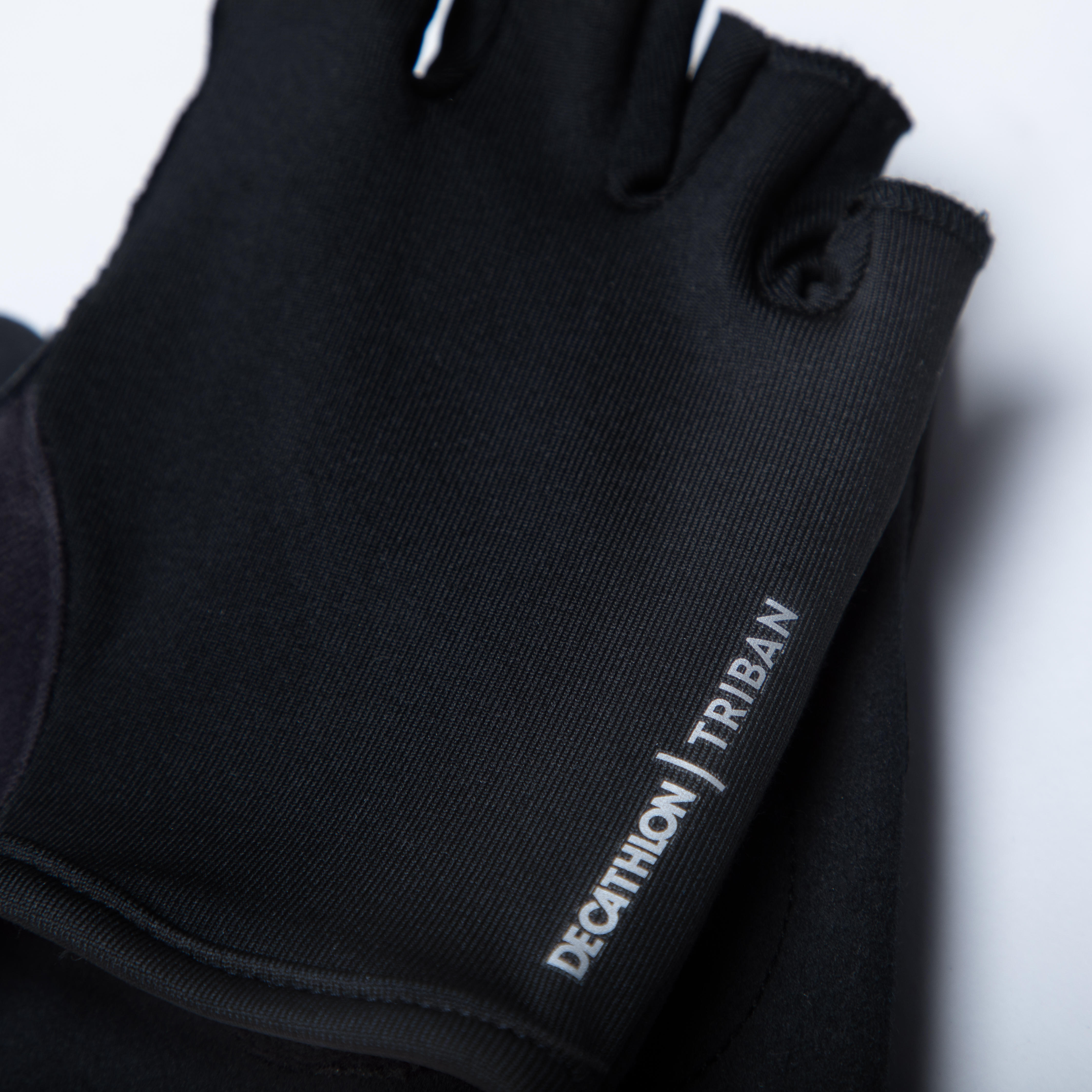Road Cycling Gloves 100 Black