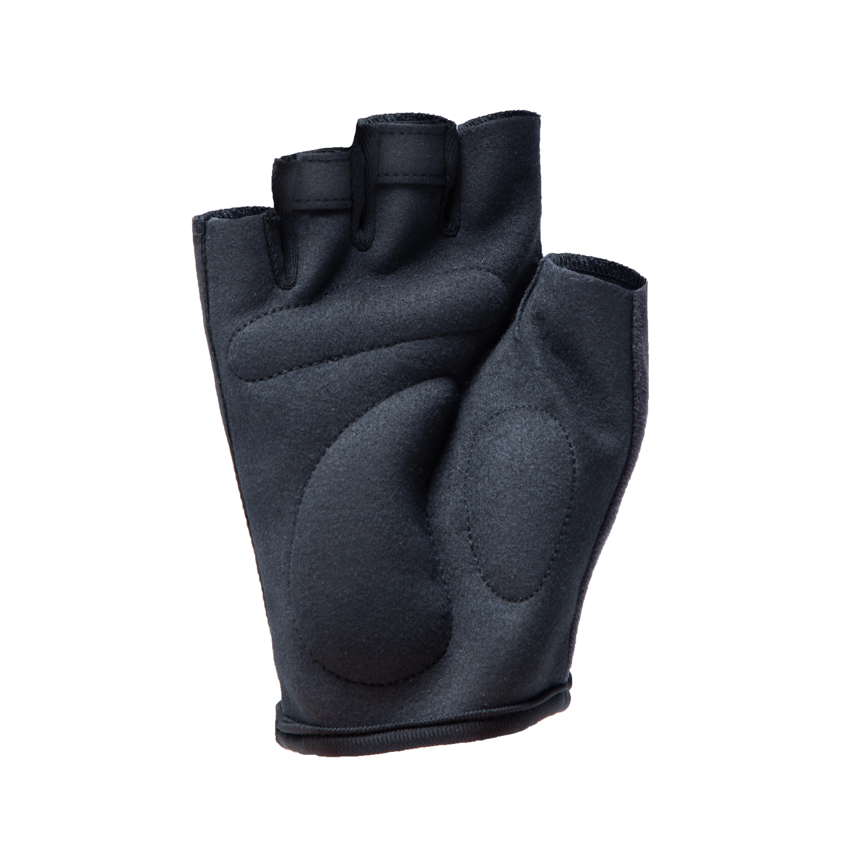 Road Biking Touring Gloves - 100 Black - TRIBAN