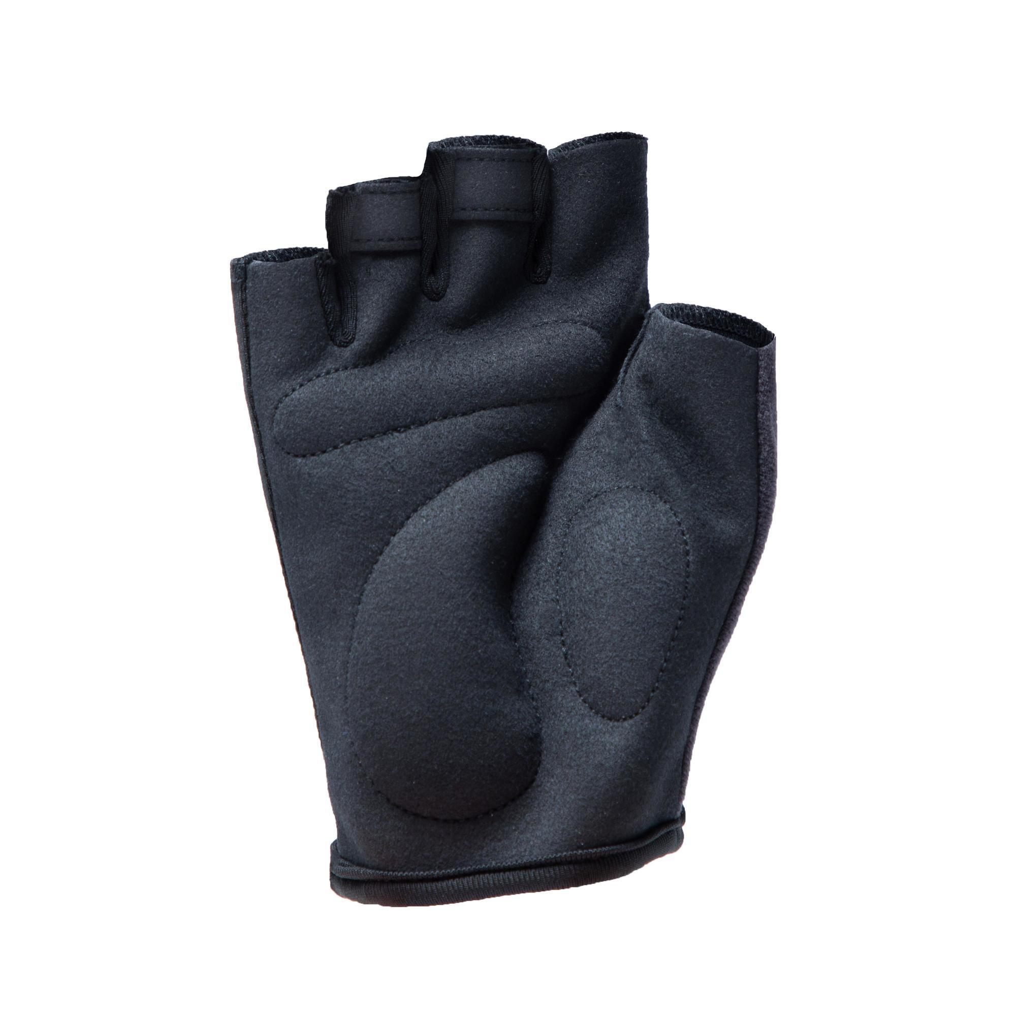 ROAD CYCLING TOURING GLOVES 100 BLACK