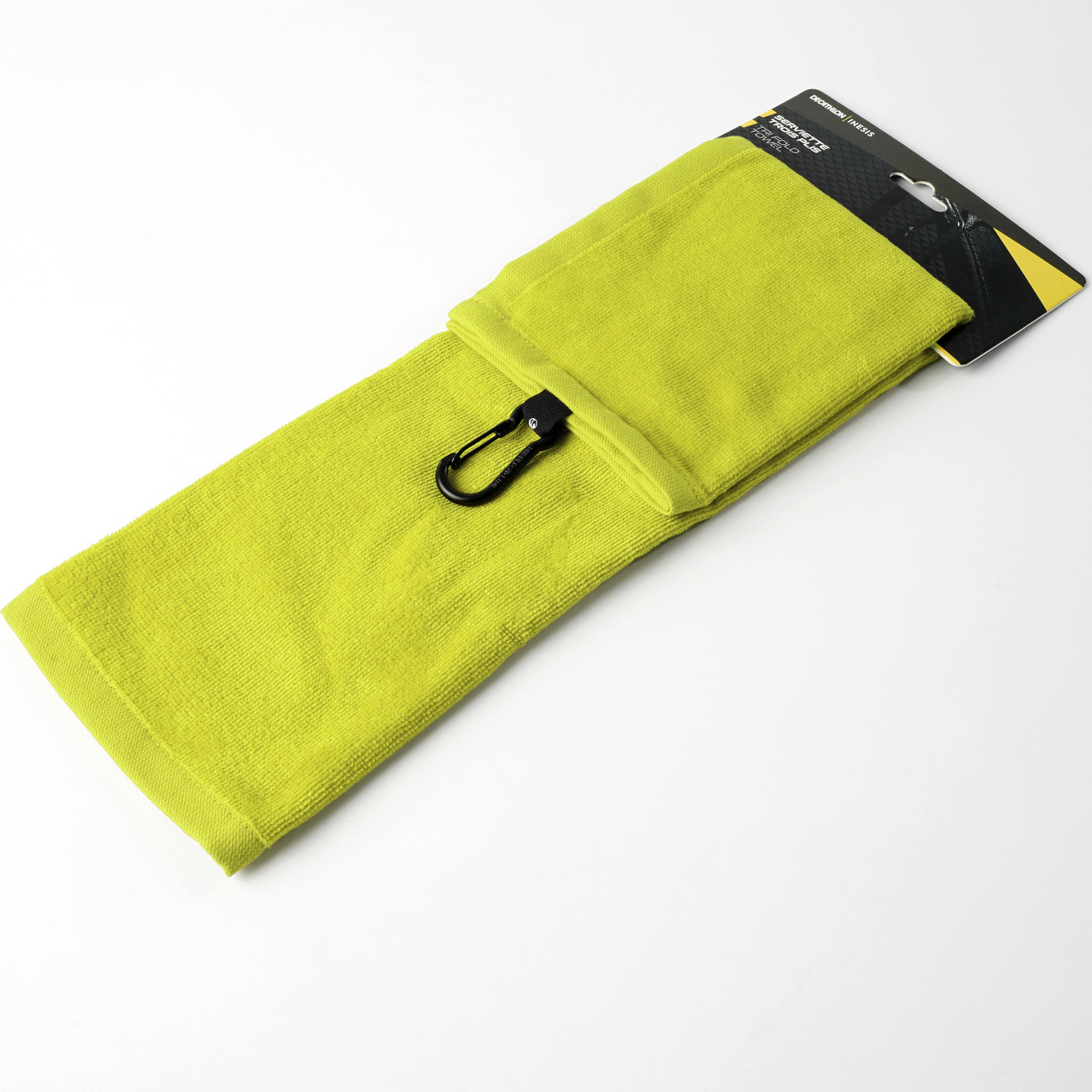 TRI-FOLD GOLF TOWEL - INESIS YELLOW 2/8