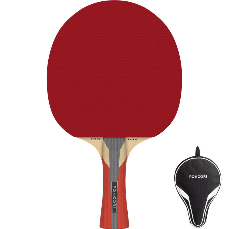 TTR 130 4* Spin Club and School Table Tennis Bat + Cover