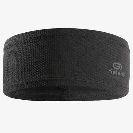 Men Women's KIPRUN running headband - black