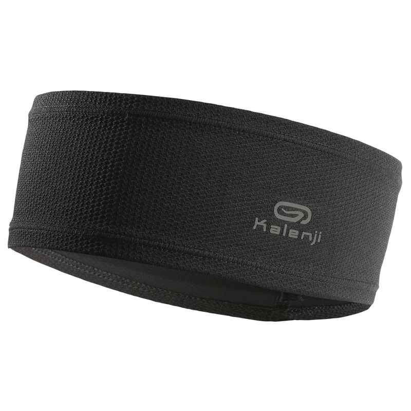 Men Women's KIPRUN running headband - black