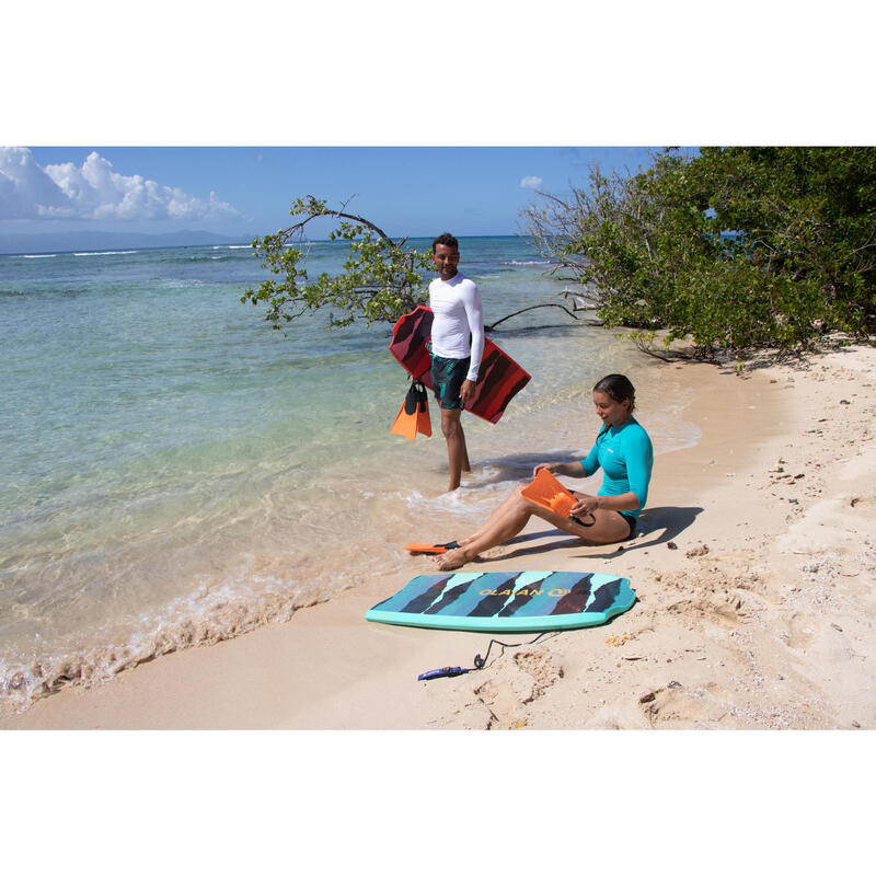 Bodyboard vinnen 100 oranje