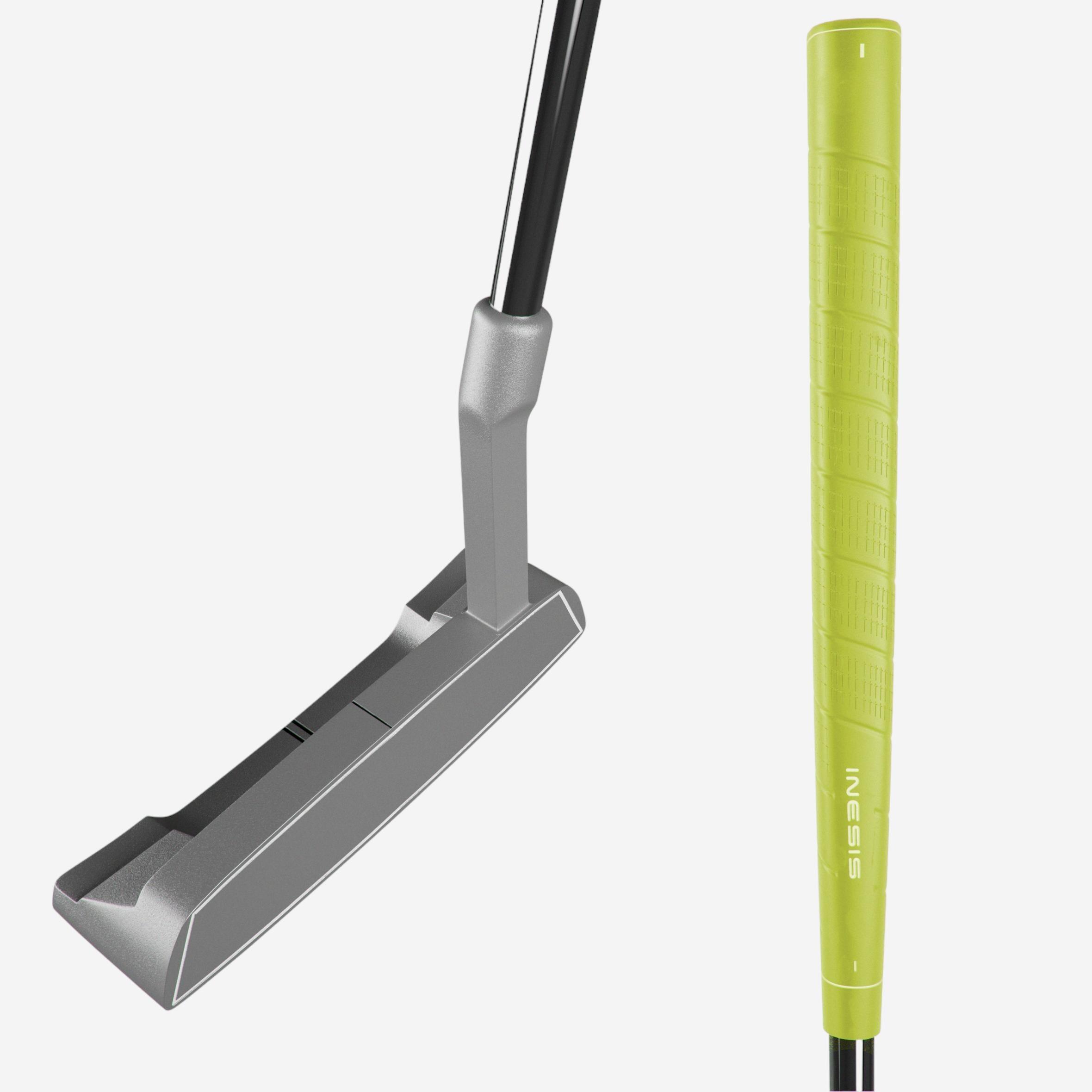 Inesis - Putter Golf Junior 5-7 Ans Droitier - Inesis - Putter - Golf - Jaune-vert - Taille Unique - Decathlon