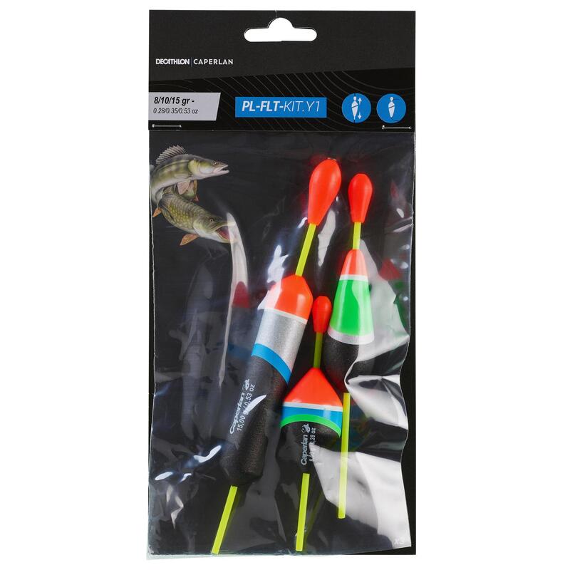 KIT 3 FLOTADORES PESCA FIJA PL-FLT-KIT.Y1