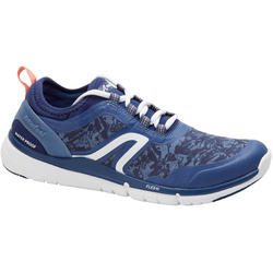 Zapatillas Caminar Newfell PW 580 Impermeables Mujer Azul