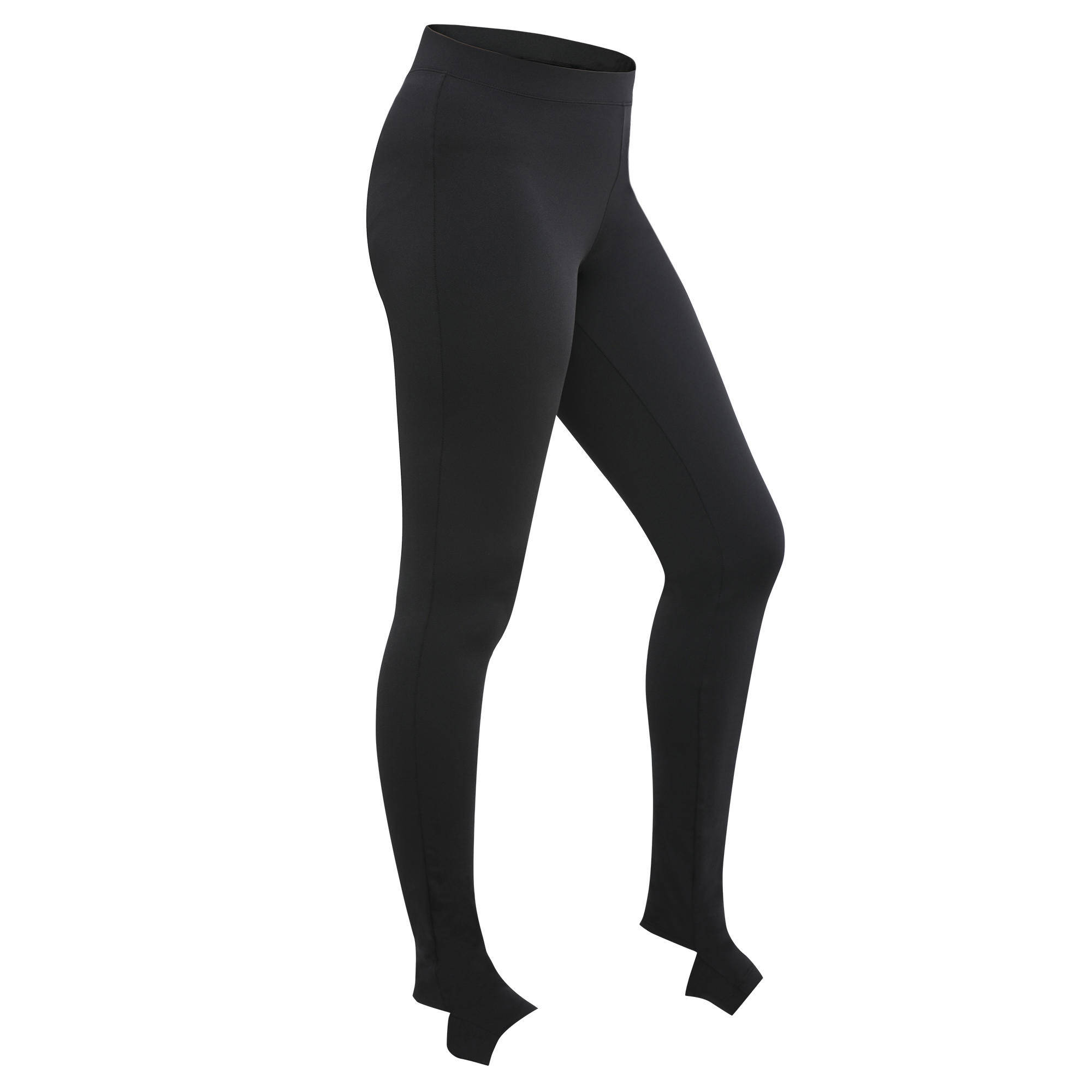 Women Swimming Leggings Una Flexible & Chlorine-Resistant Black -  3