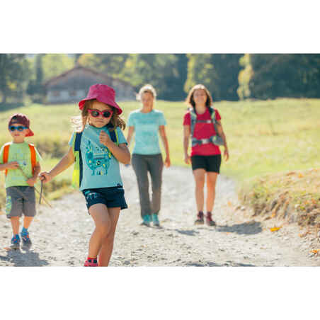Children's Hiking t-shirt - MH100 KID - Age 2-6 YEARS - pink 