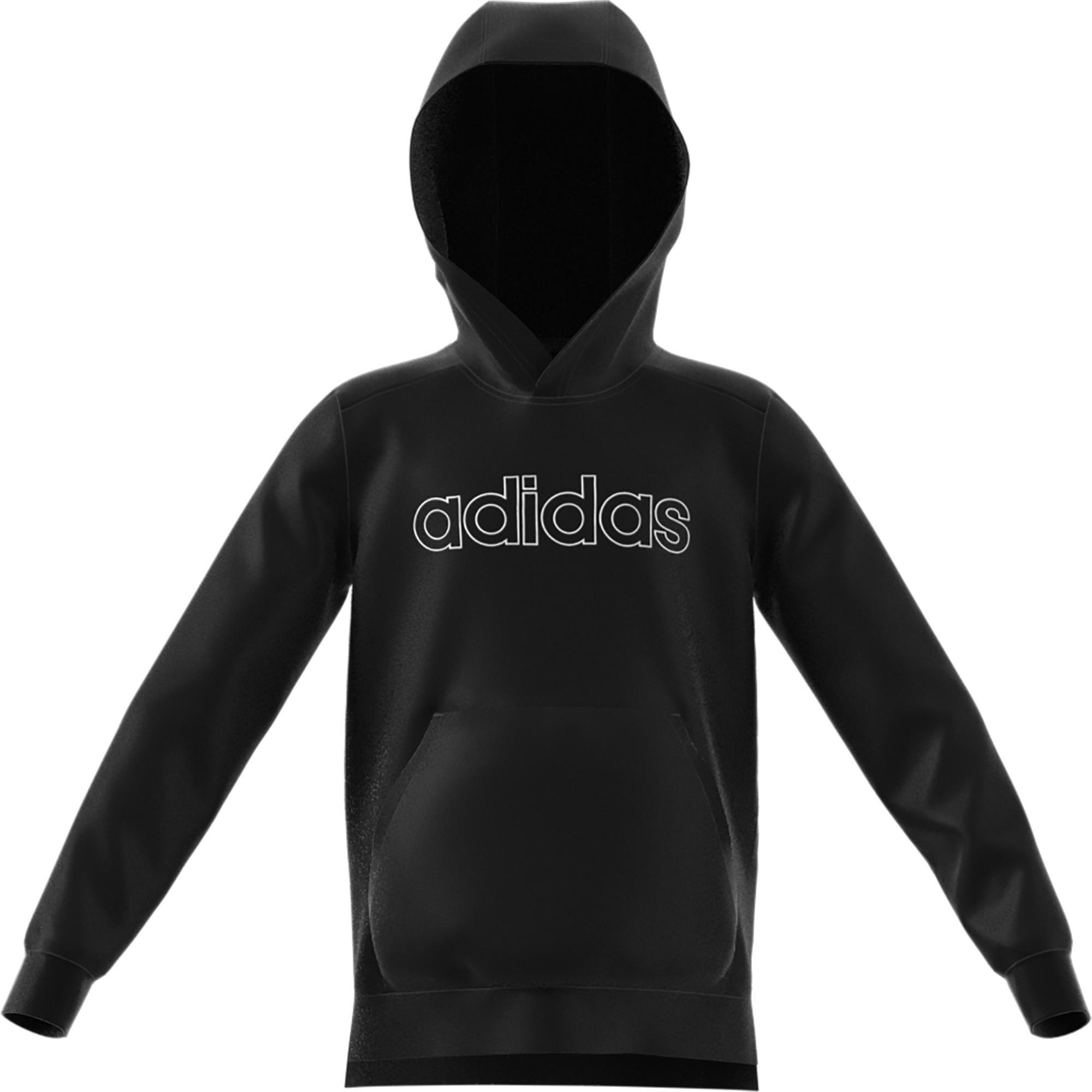Adidas Jongens Hoodie Voor Gym Zwart Met Logo Op De Borst adidas kopen in de aanbieding