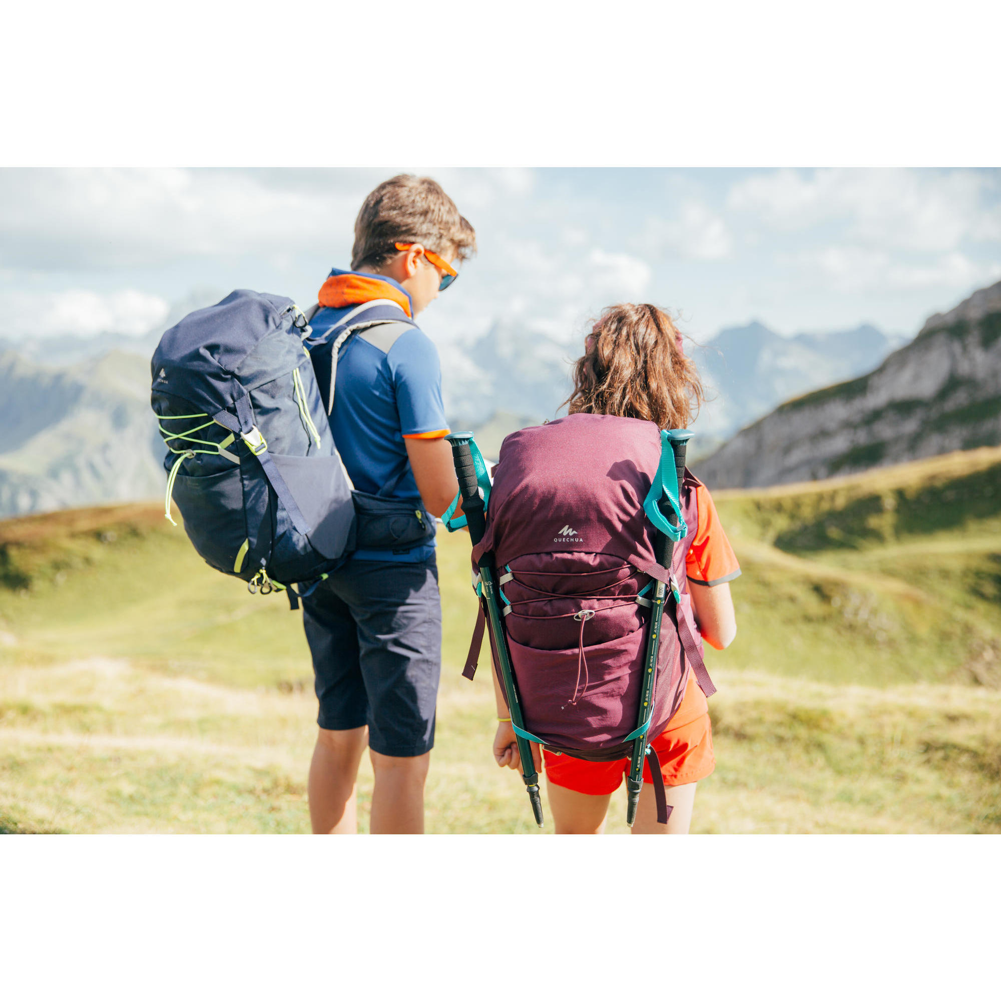 children hiking backpack