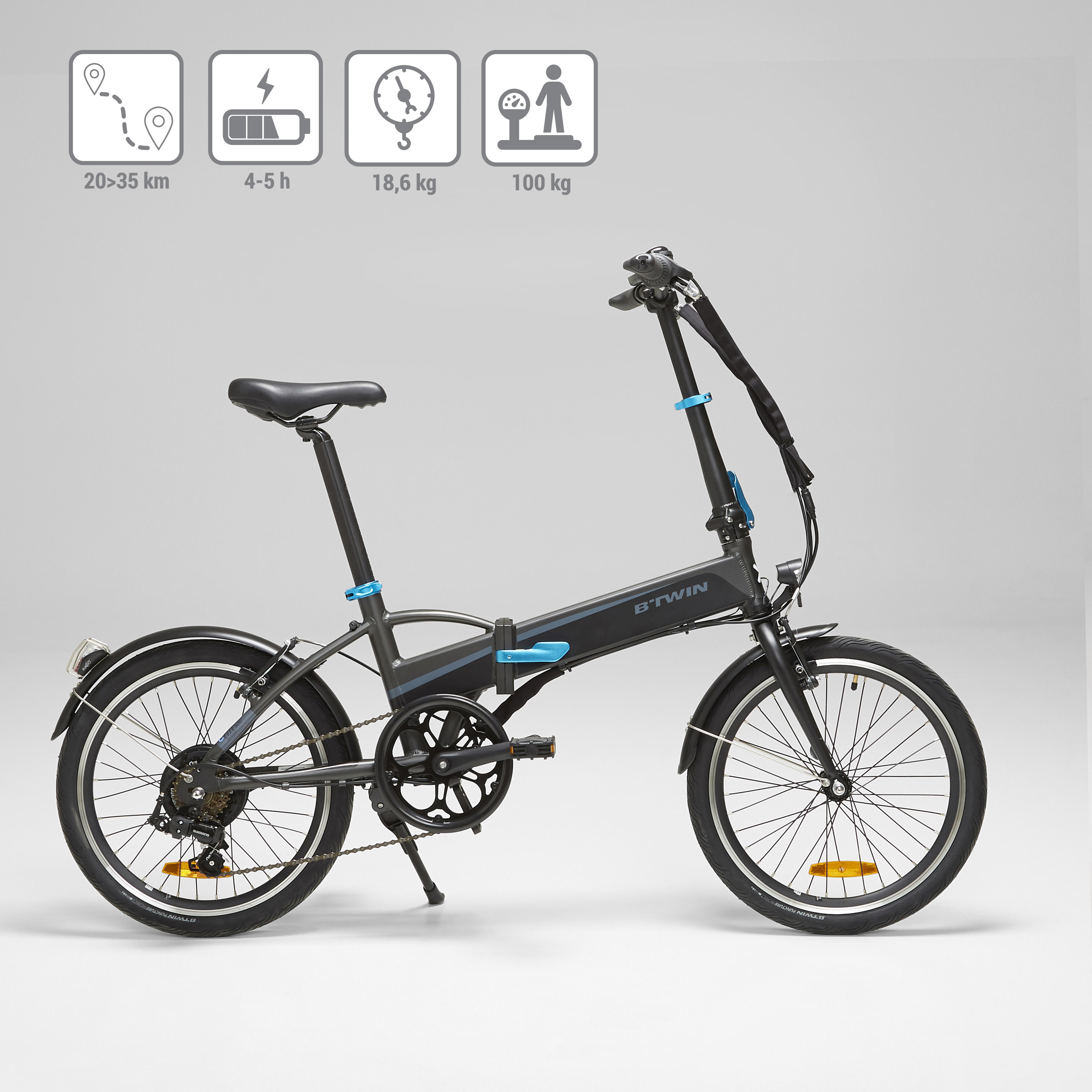 decathlon folding electric bike