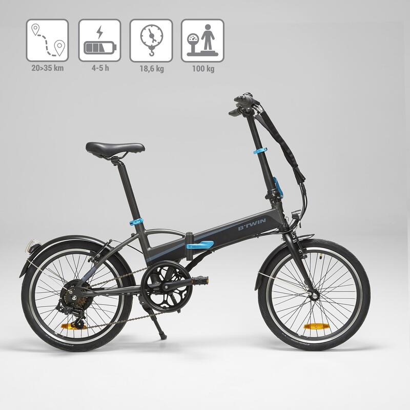 VELO PLIANT A ASSISTANCE ELECTRIQUE TILT 500 NOIR