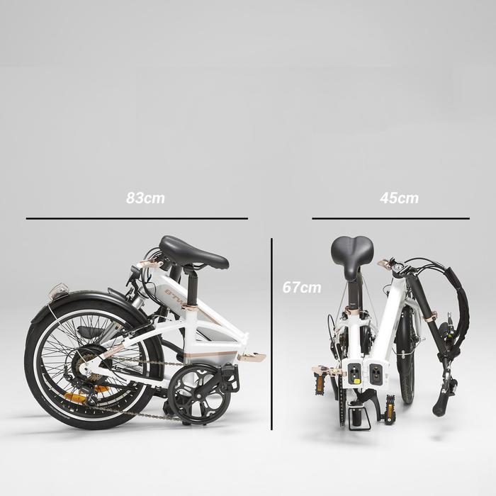 Btwin VELO PLIANT A ASSISTANCE ELECTRIQUE TILT 500 Decathlon
