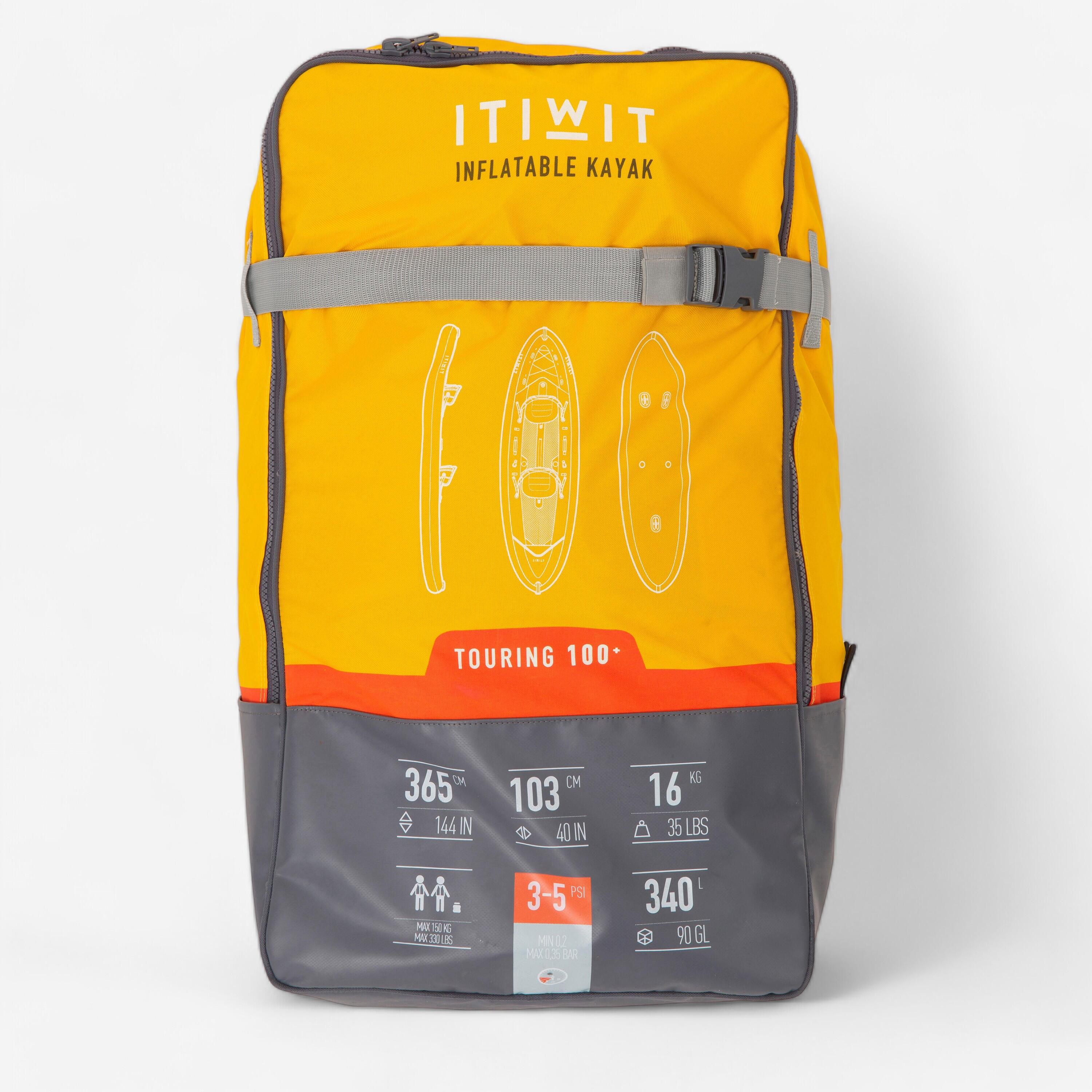 X100 2 person inflatable kayak bag