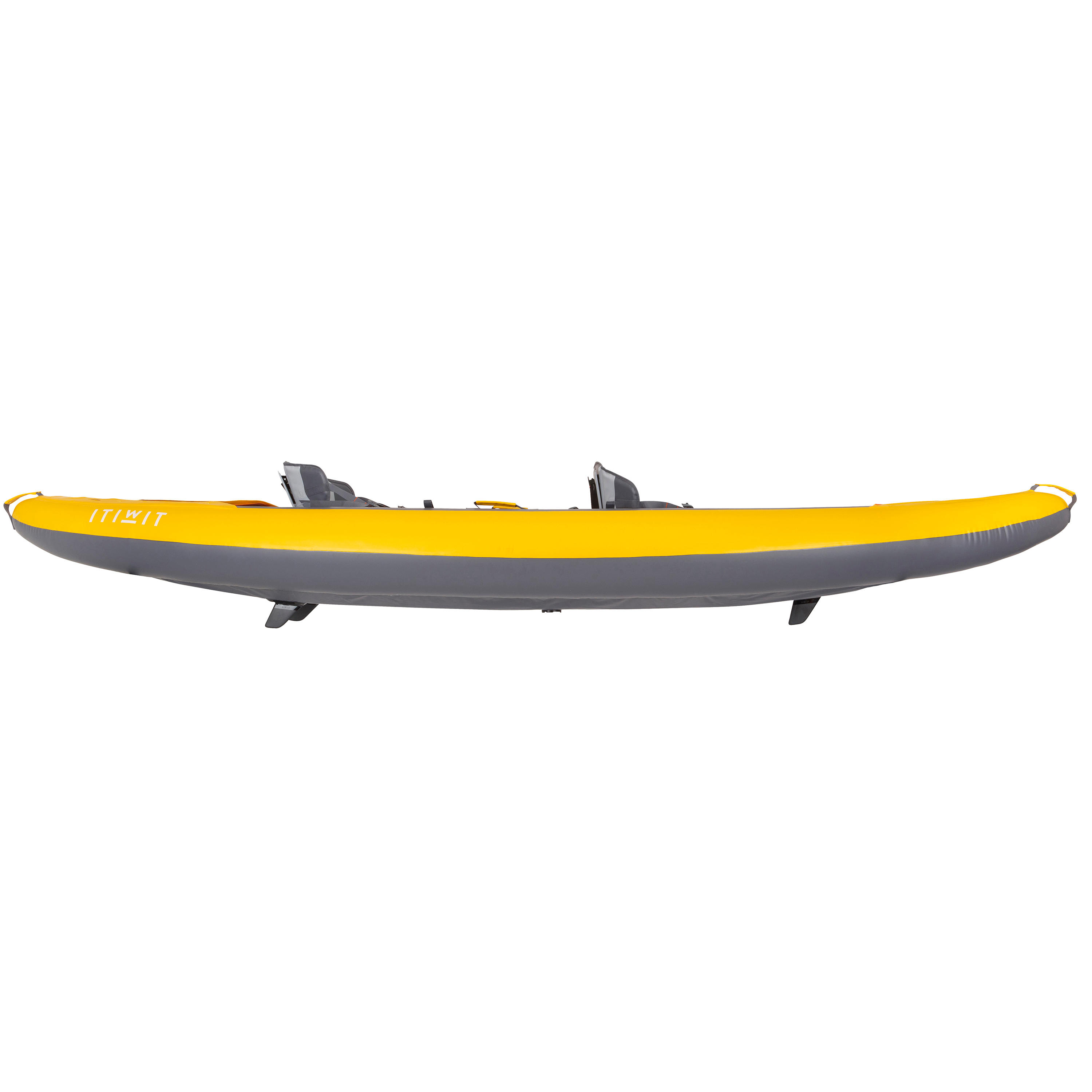 2-Seater Inflatable Kayak - KTI X 100+ Yellow - ITIWIT