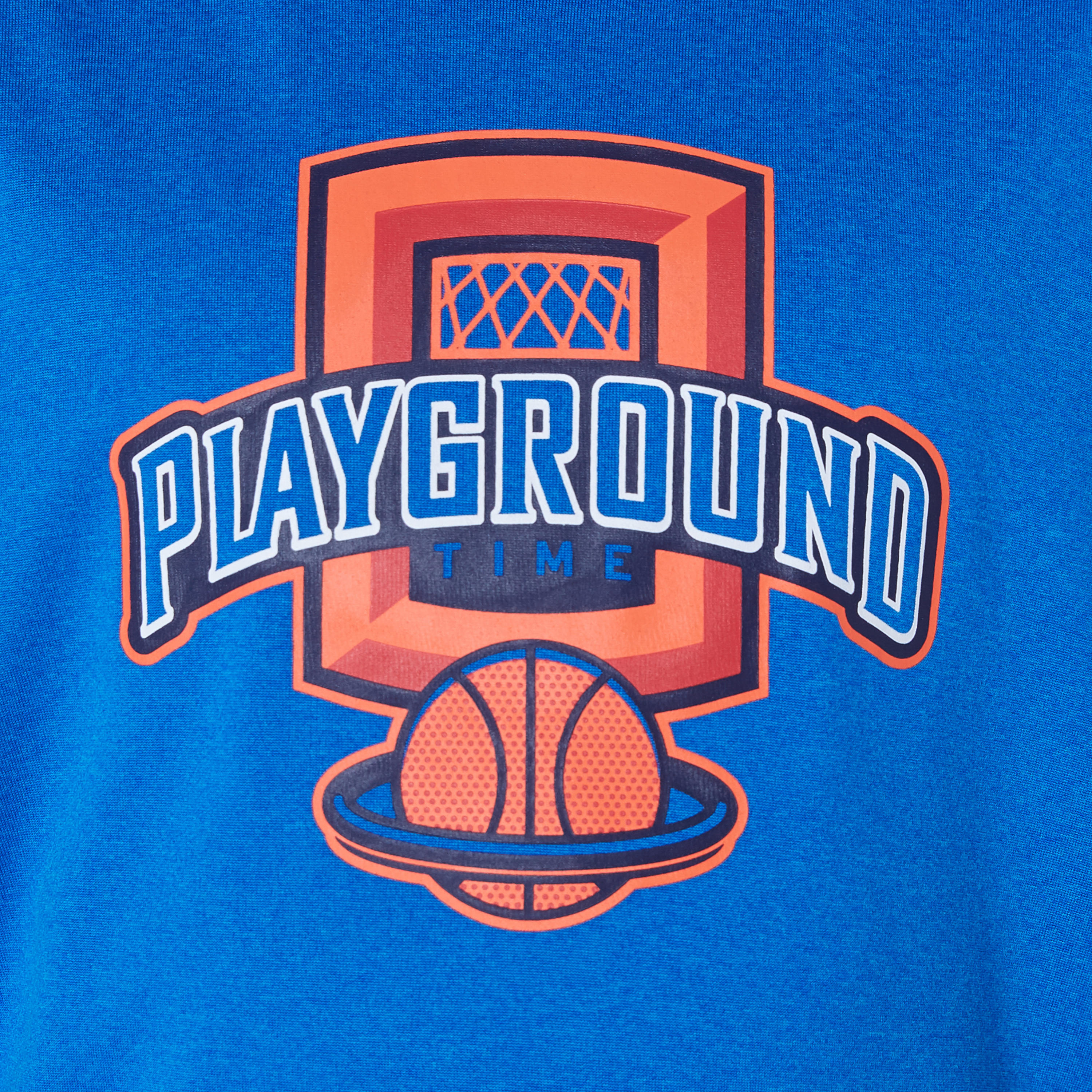 TS500 Boys'/Girls' Intermediate Basketball T-Shirt - Blue/Playground 5/9