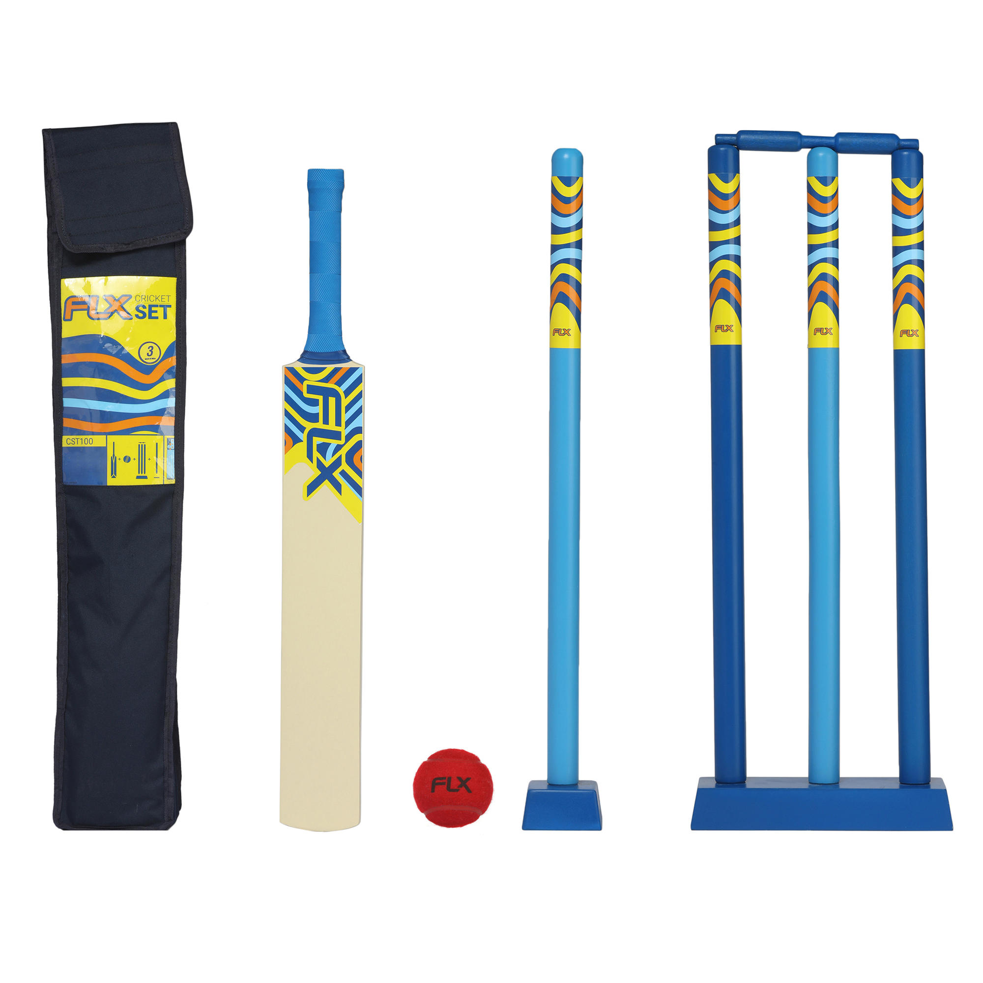 JUNIOR CRICKET SET SIZE 3 BLUE