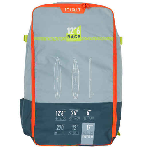 
      Rucksack Boardbag für aufblasbares SUP Itiwit Race 12'6'
  