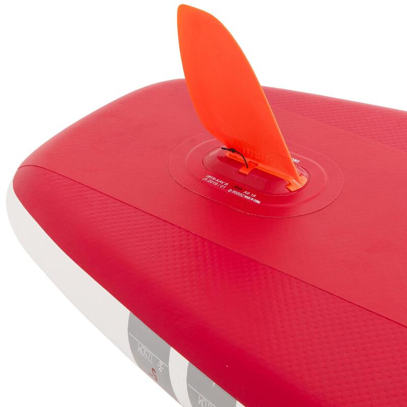 Opblaasbaar touring supboard voor beginners 10 feet rood