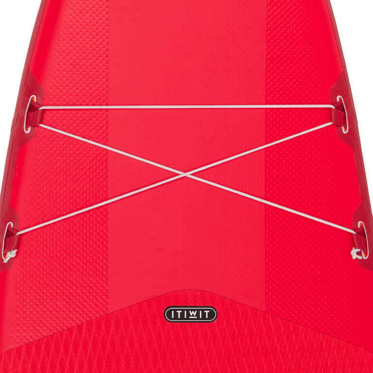 X100 10FT TOURING INFLATABLE STANDUP PADDLEBOARD RED Decathlon