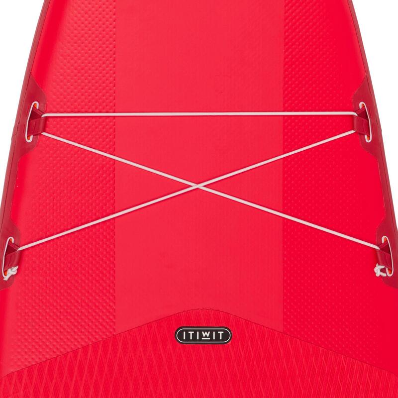 SUP-Board Stand up Paddle aufblasbar 10´- X100 Touring Einsteiger rot