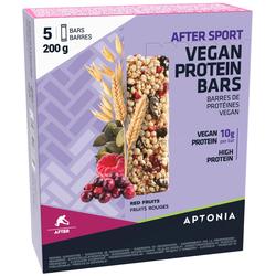 Barre protéinée AFTER SPORT VEGAN Fruits rouges 5x40g